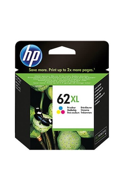 Tinteiro HP original 62XL Tricolor